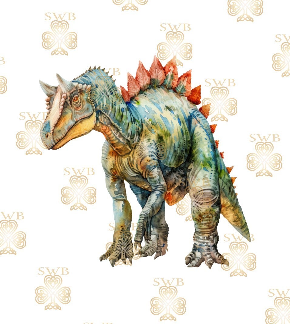DTF, UVDTF or Sublimation Print -Dinosaur #12