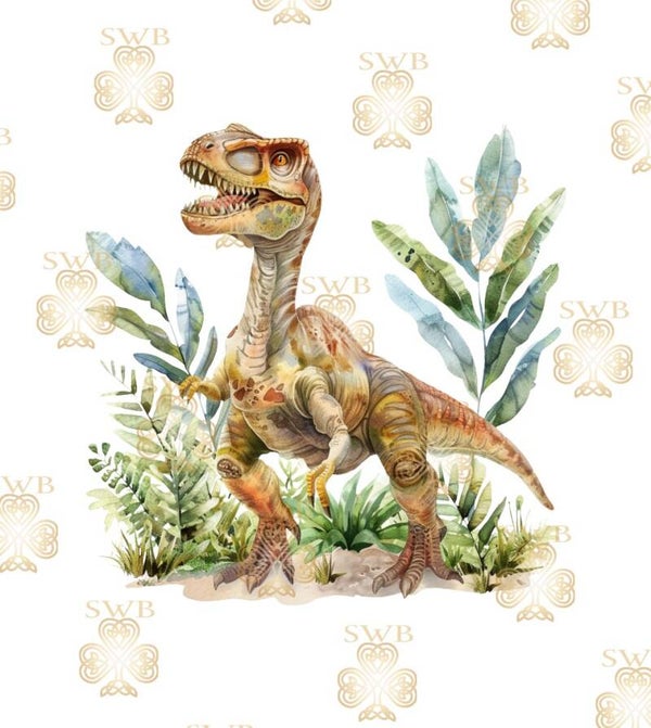 DTF, UVDTF or Sublimation Print -Dinosaur #9