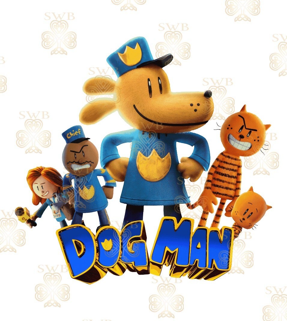 DTF or UVDTF Print - Dog Man #2