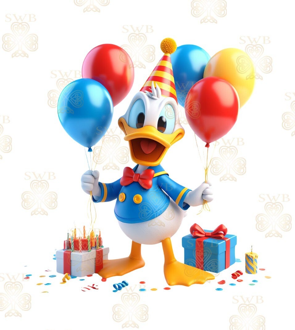 DTF or UVDTF Print - Donald Duck #3