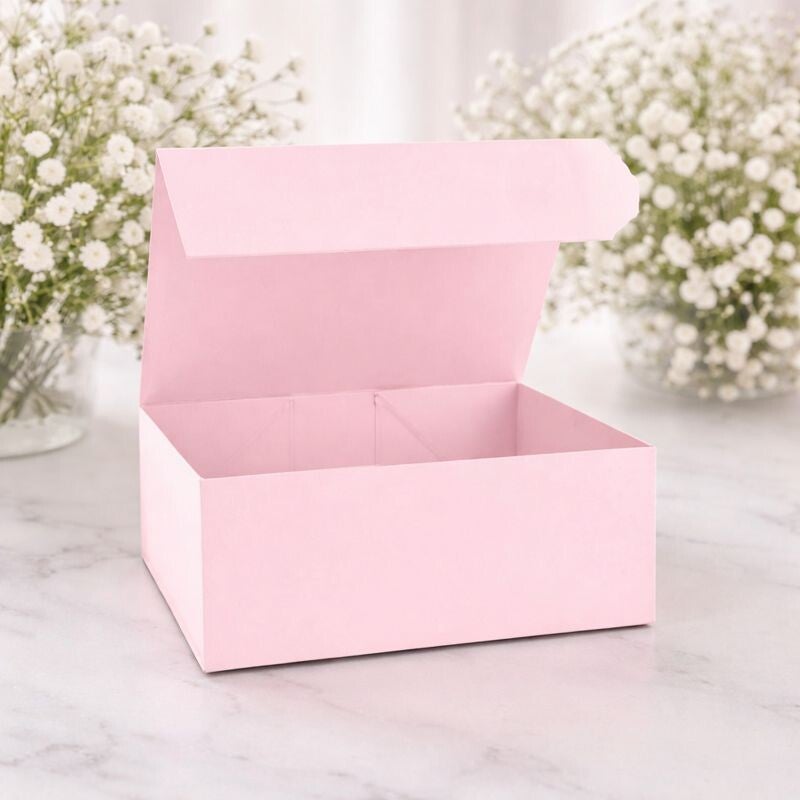 -Magnetic Close Gift Box - Pink