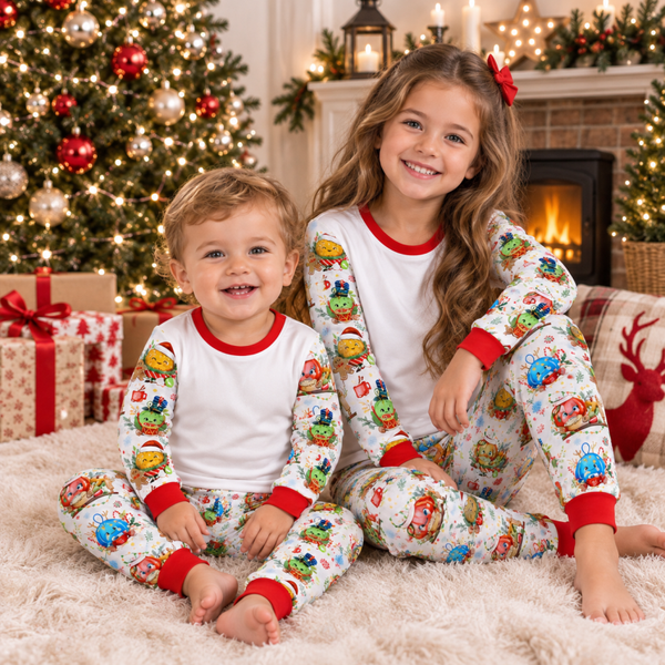 -Christmas Plushie Dumpling Sublimation Pyjamas -Limited Edition PRE-ORDER