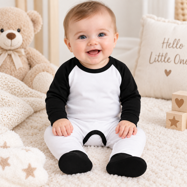 -Sublimation Romper -Black