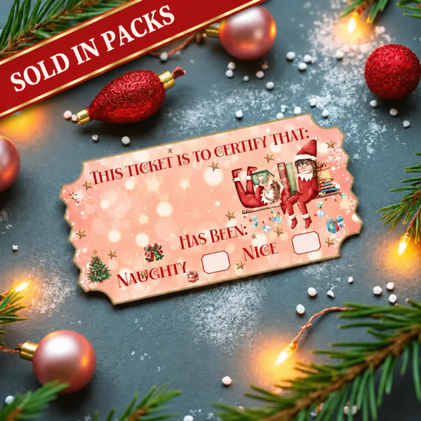 -Elf Naughty or Nice Ticket