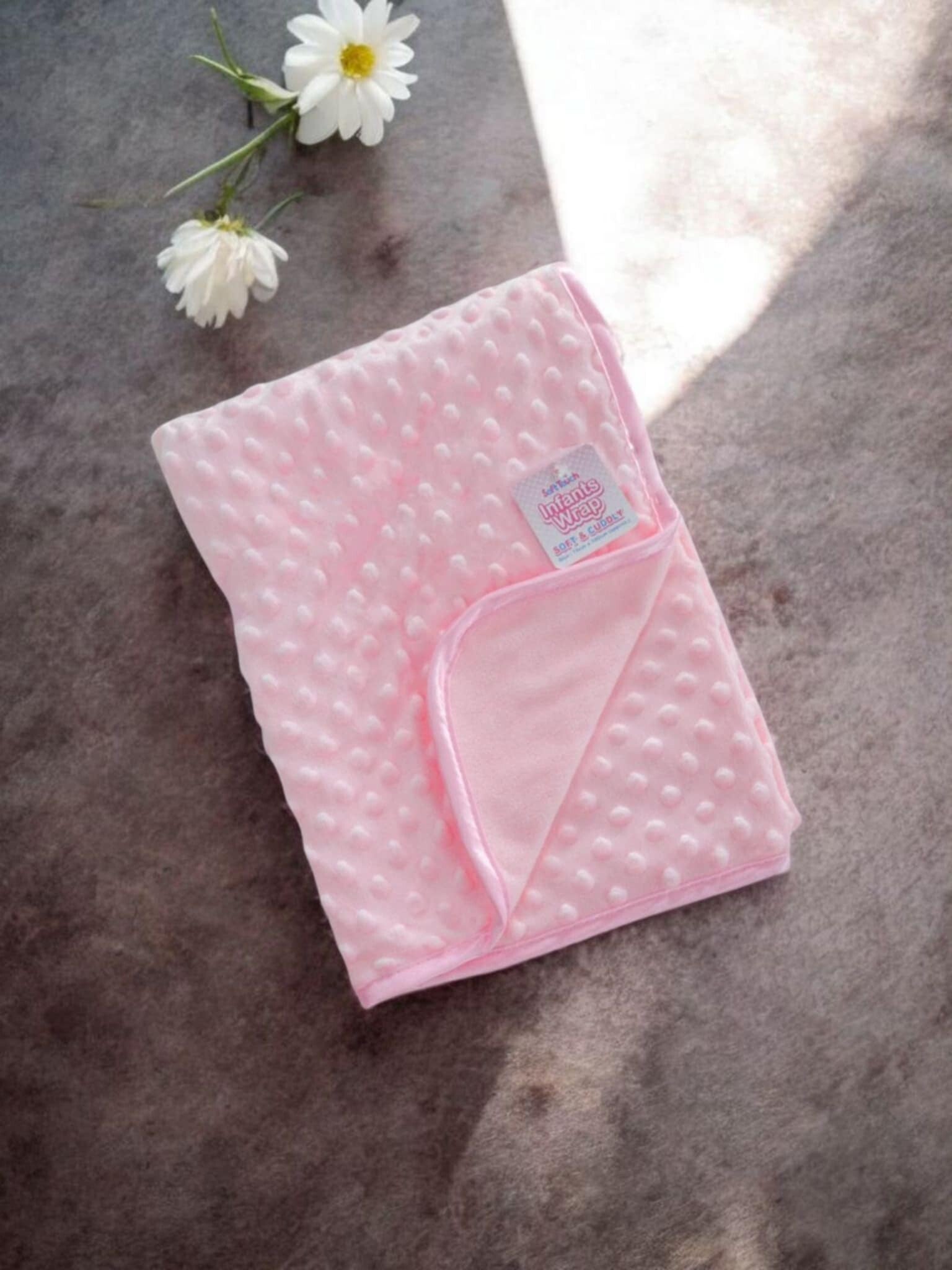 -Dimple Baby Blanket- Pink
