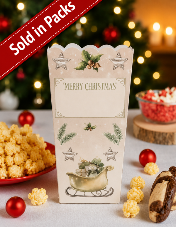 -Christmas Eve Popcorn Tub