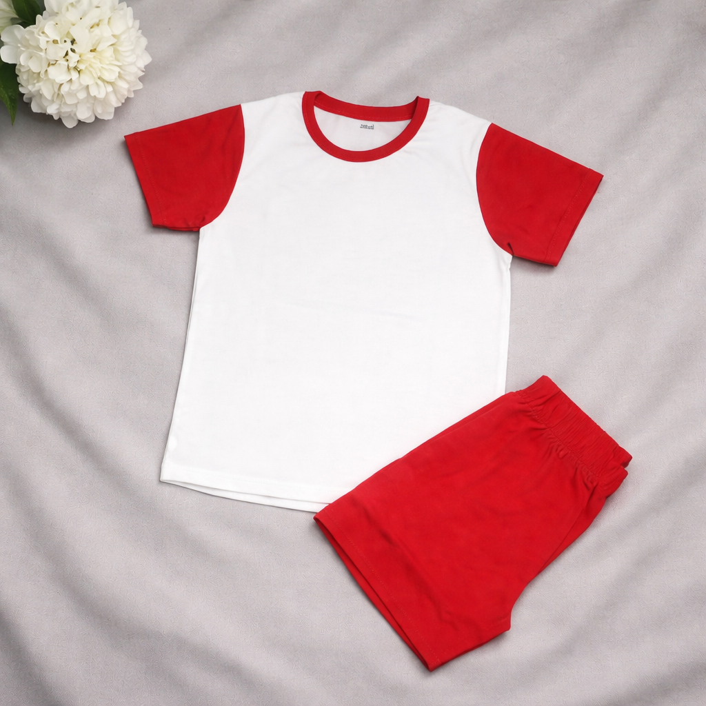 -Kids Red SHORTS Pyjamas
