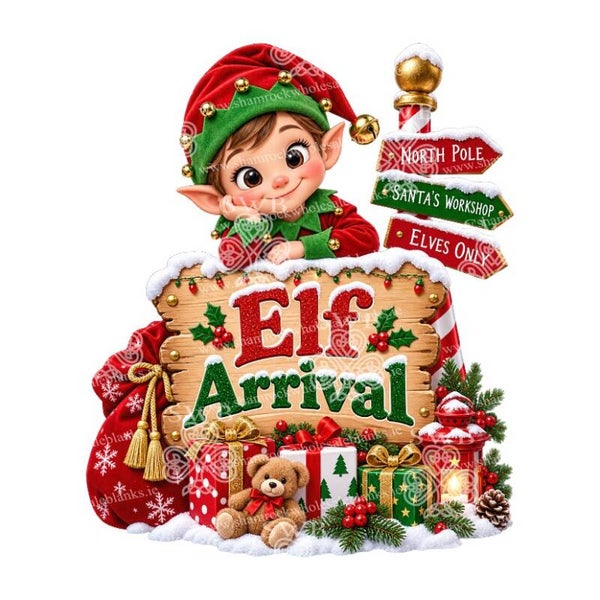 DTF or UVDTF Print - Elf #31