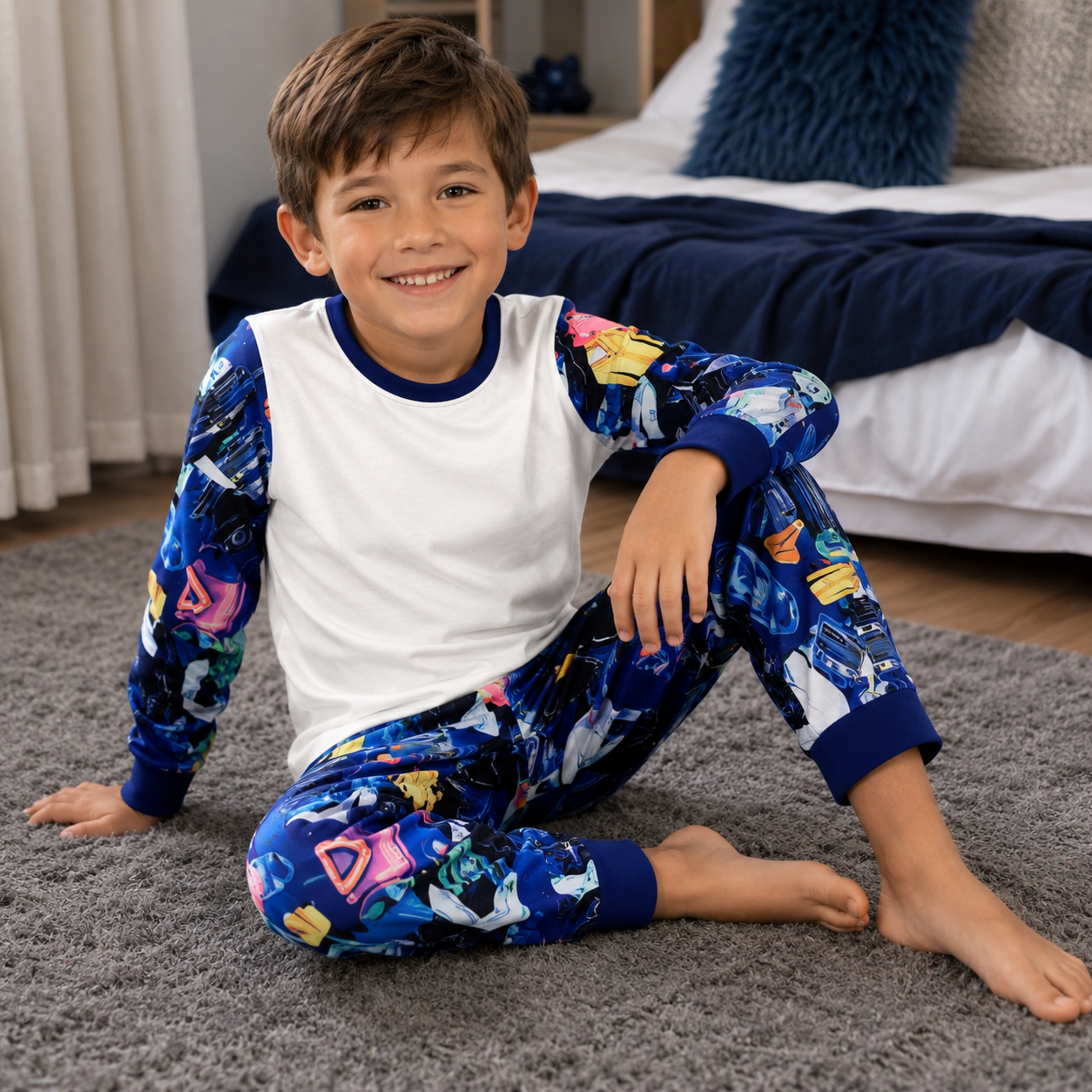 -KPOP Demon Hunters Boys Pyjamas -LONG