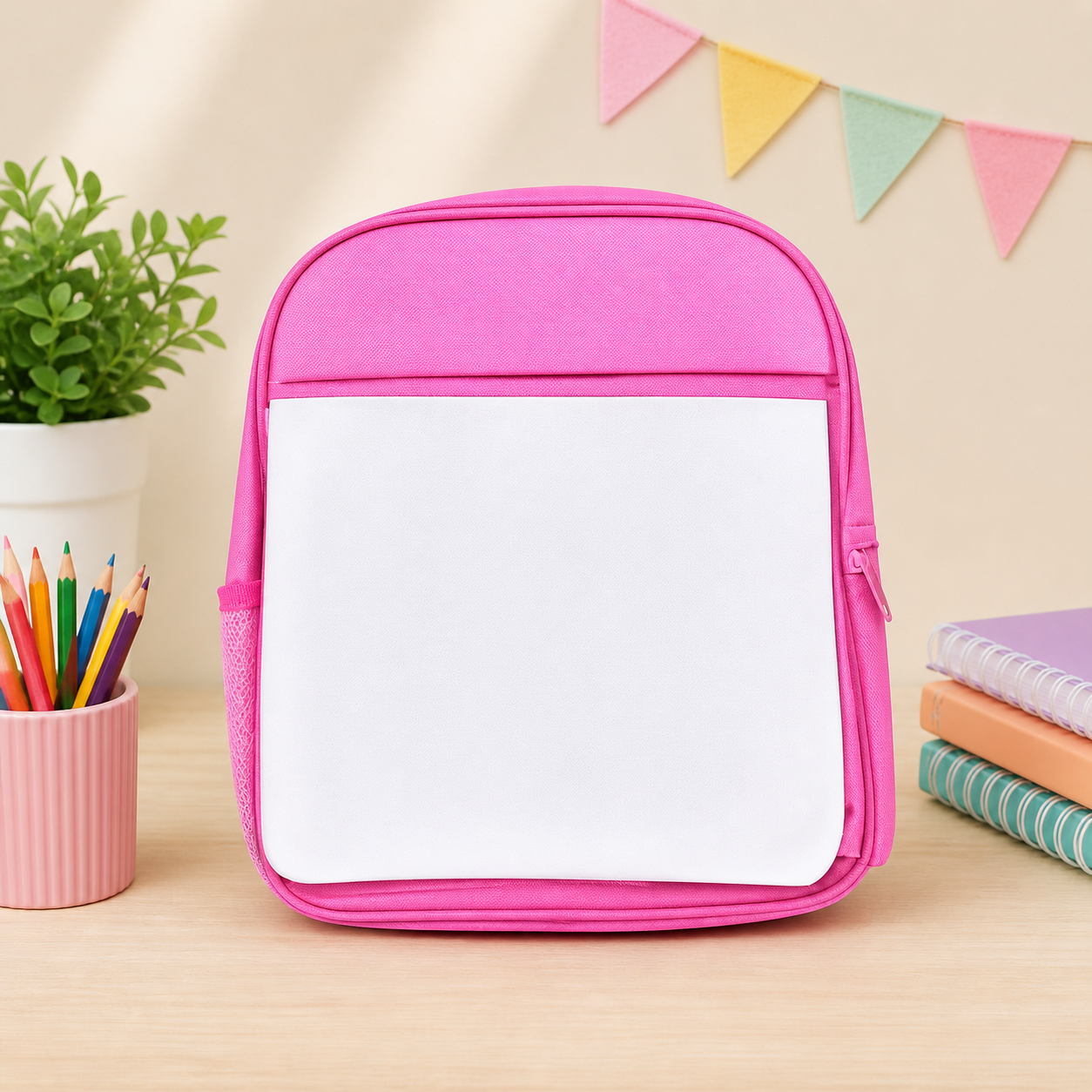 -Pink Backpack