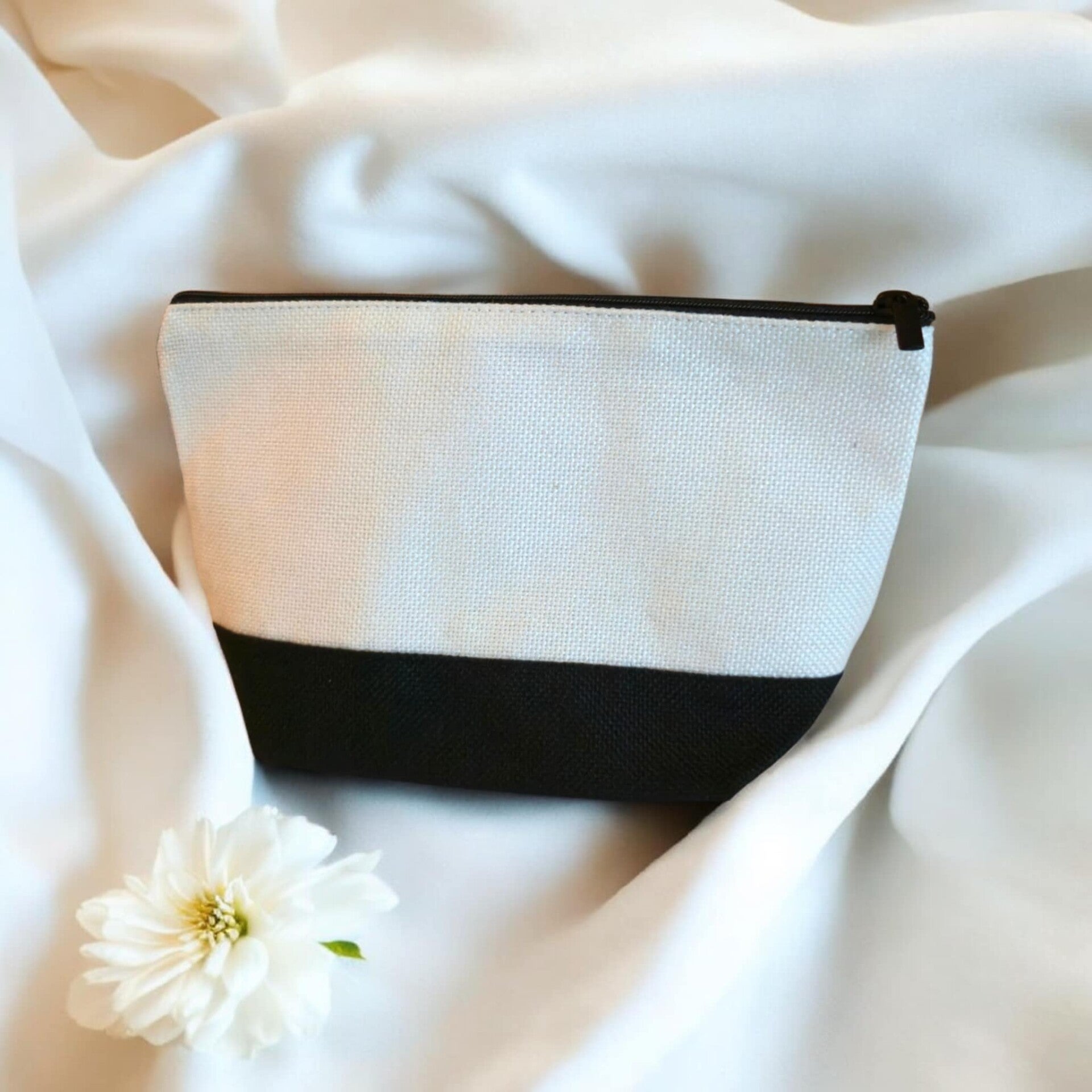 -Sublimation Linen Blank Cosmetic/Makeup Bag