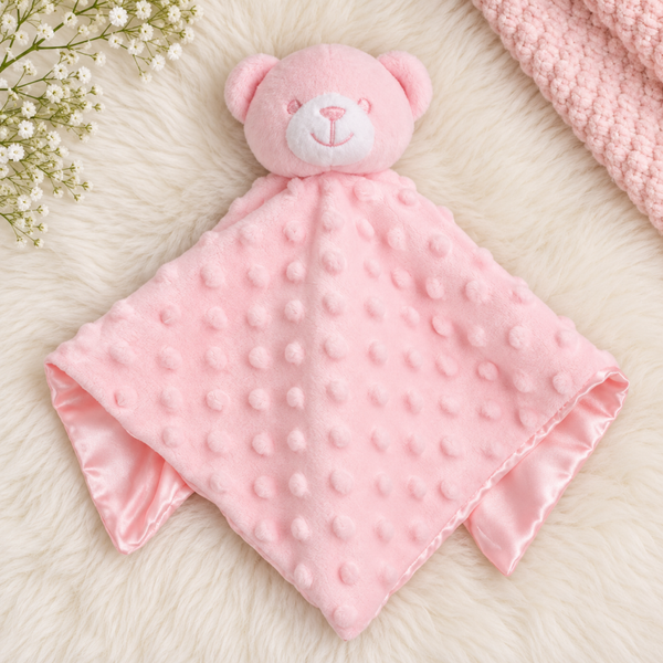 -Dimple Baby Comforter- Pink