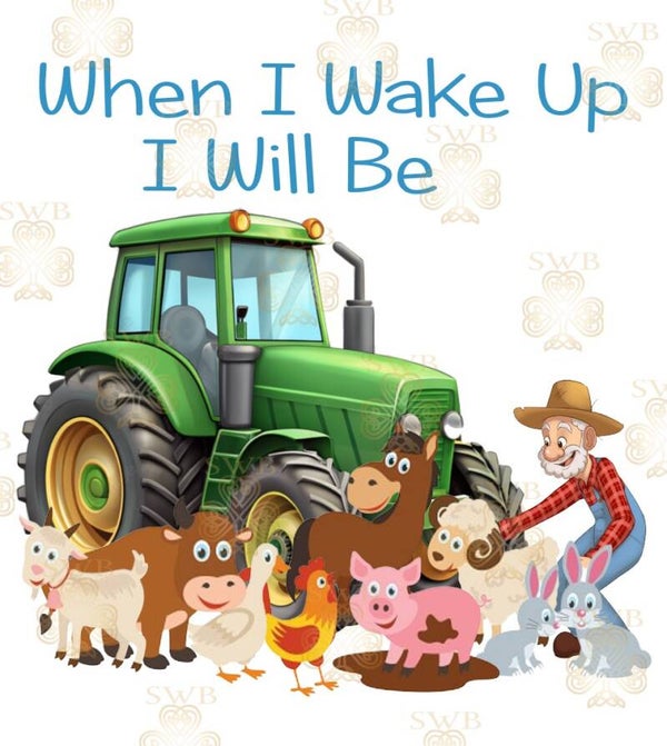 DTF or UVDTF Print -Farming Pjs #1