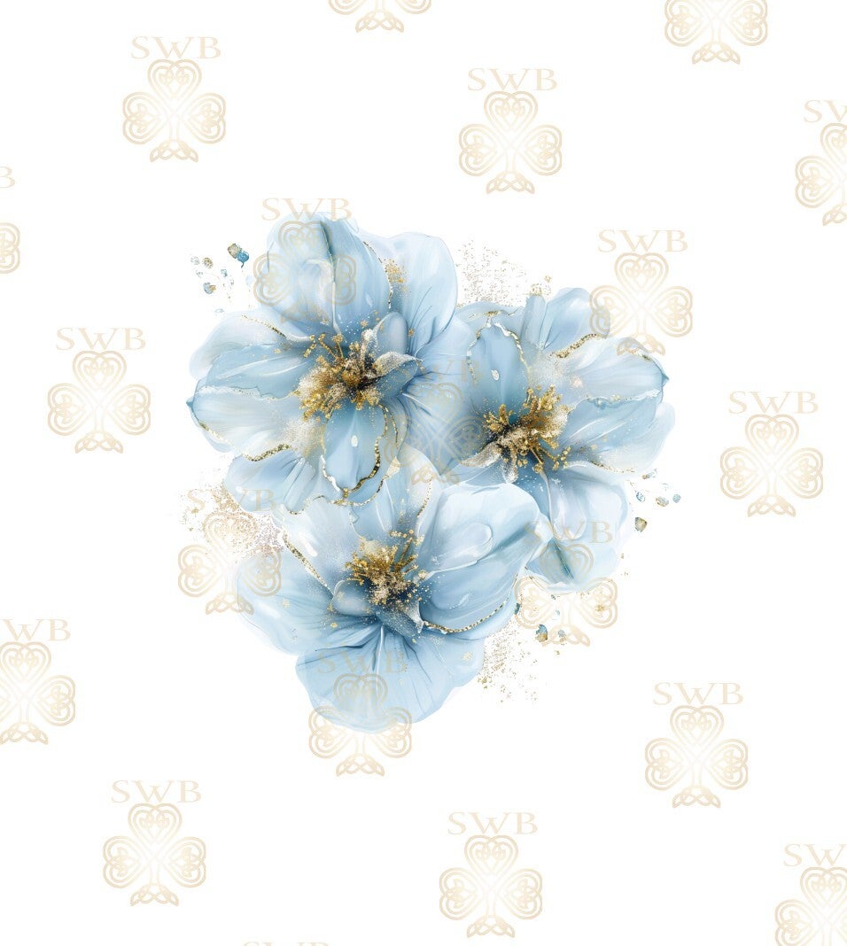 DTF, UVDTF or Sublimation Print -Flower #13