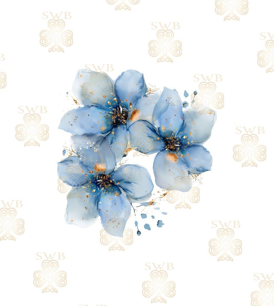 DTF, UVDTF or Sublimation Print -Flower #14