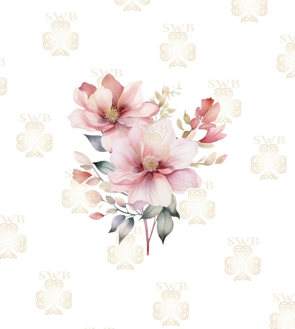 DTF, UVDTF or Sublimation Print -Flower #16