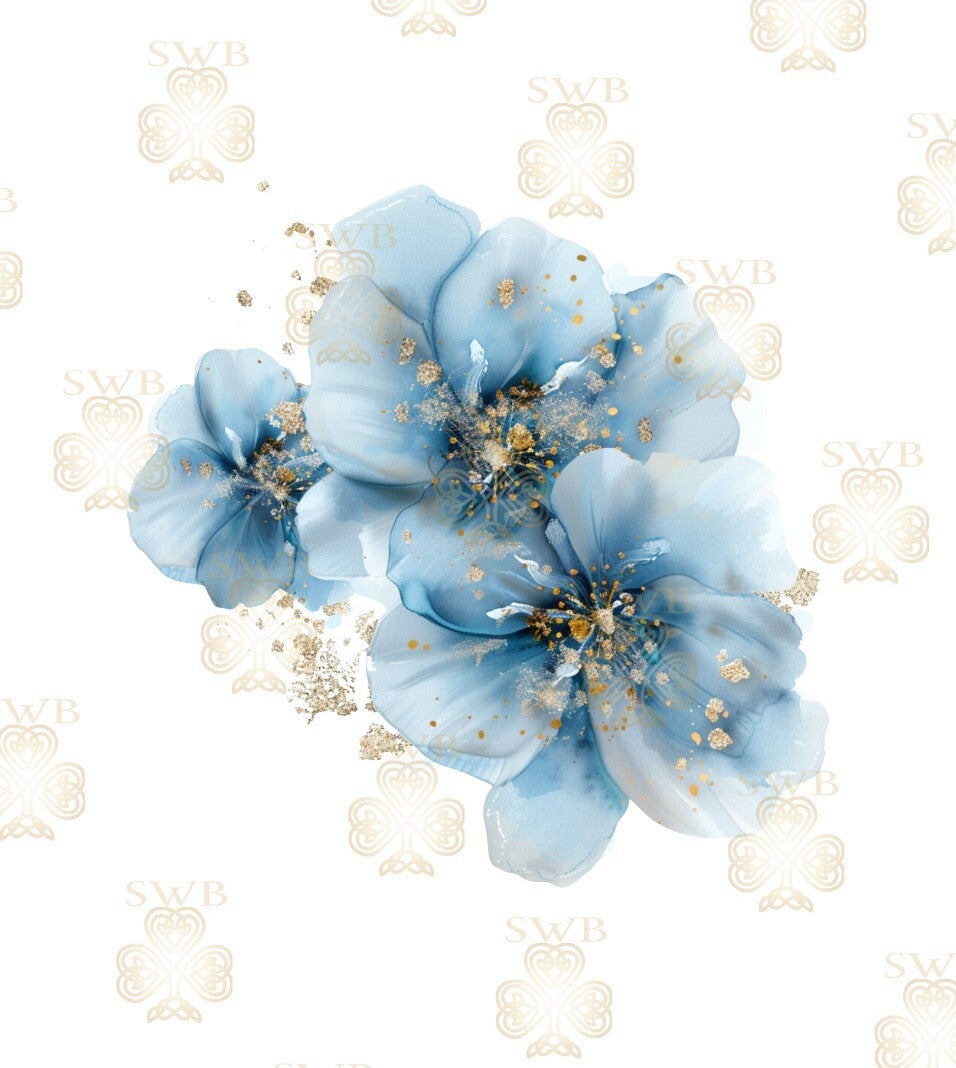 DTF, UVDTF or Sublimation Print -Flower #19