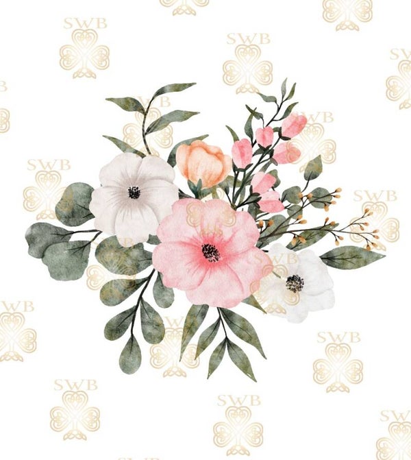 DTF, UVDTF or Sublimation Print -Flower #2