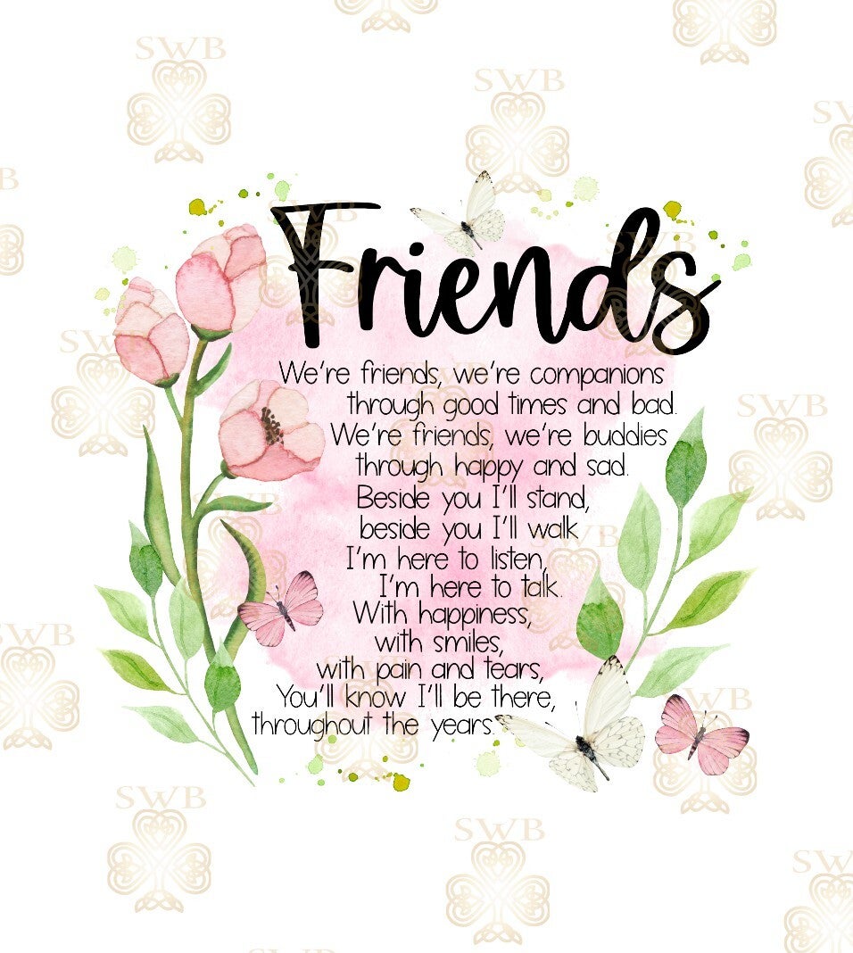 DTF or UVDTF Print - Friendship #6