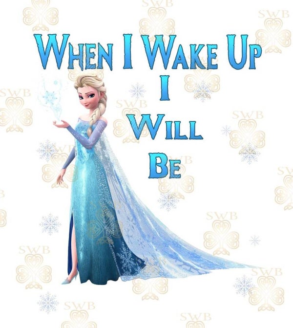 DTF or UVDTF Print -Frozen Pjs #1