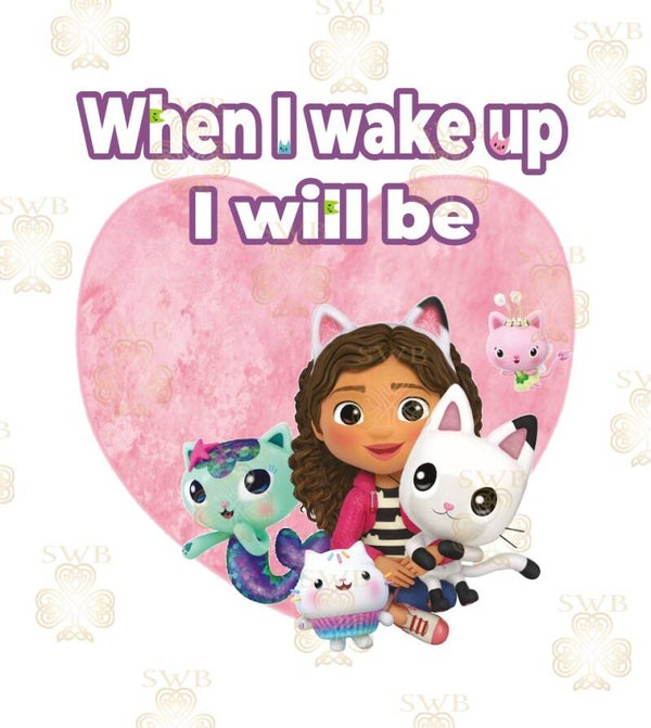 DTF or UVDTF Print -Gabbys Dollhouse Pjs #1