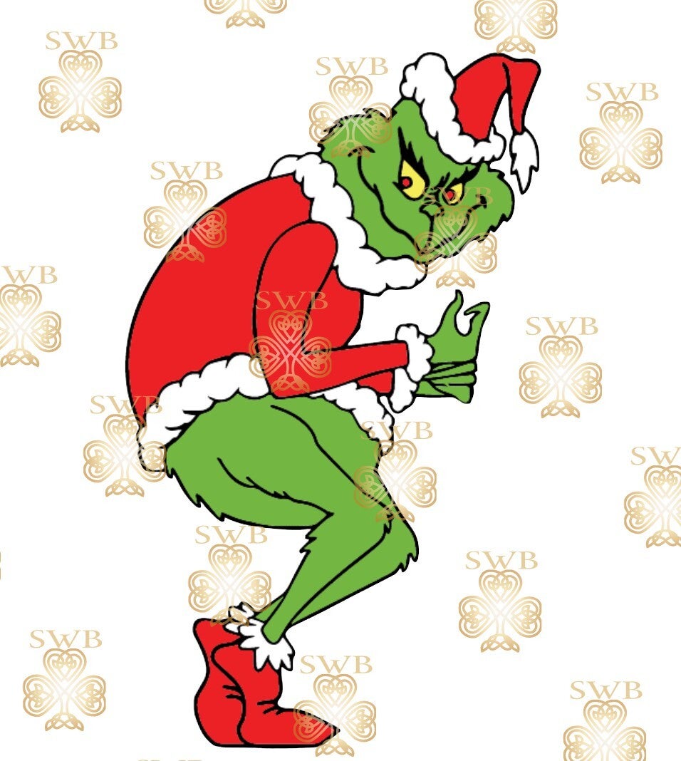 DTF or UVDTF Print -Grinch #10