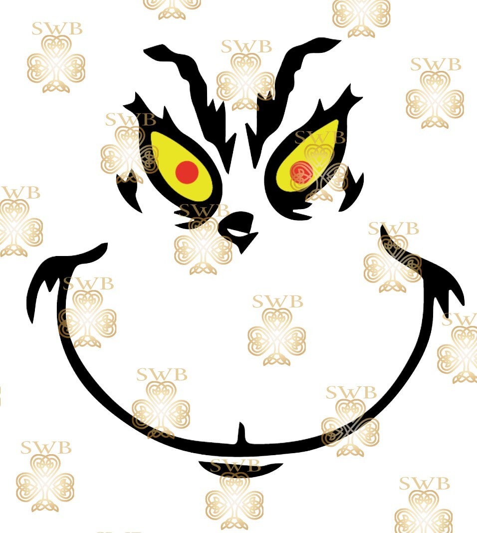 DTF or UVDTF Print -Grinch #11