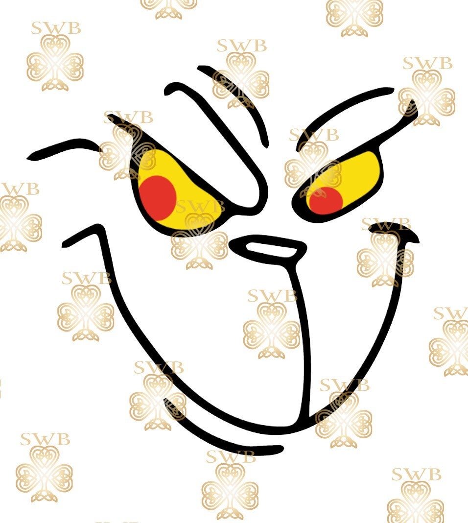 DTF or UVDTF Print -Grinch #13