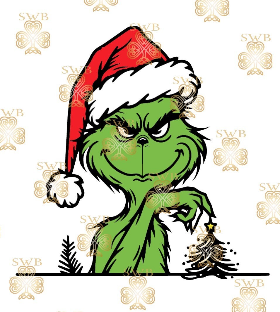 DTF or UVDTF Print -Grinch #19