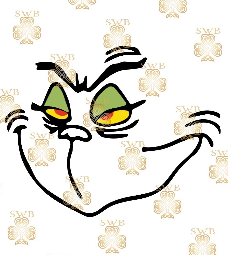 DTF or UVDTF Print -Grinch #20
