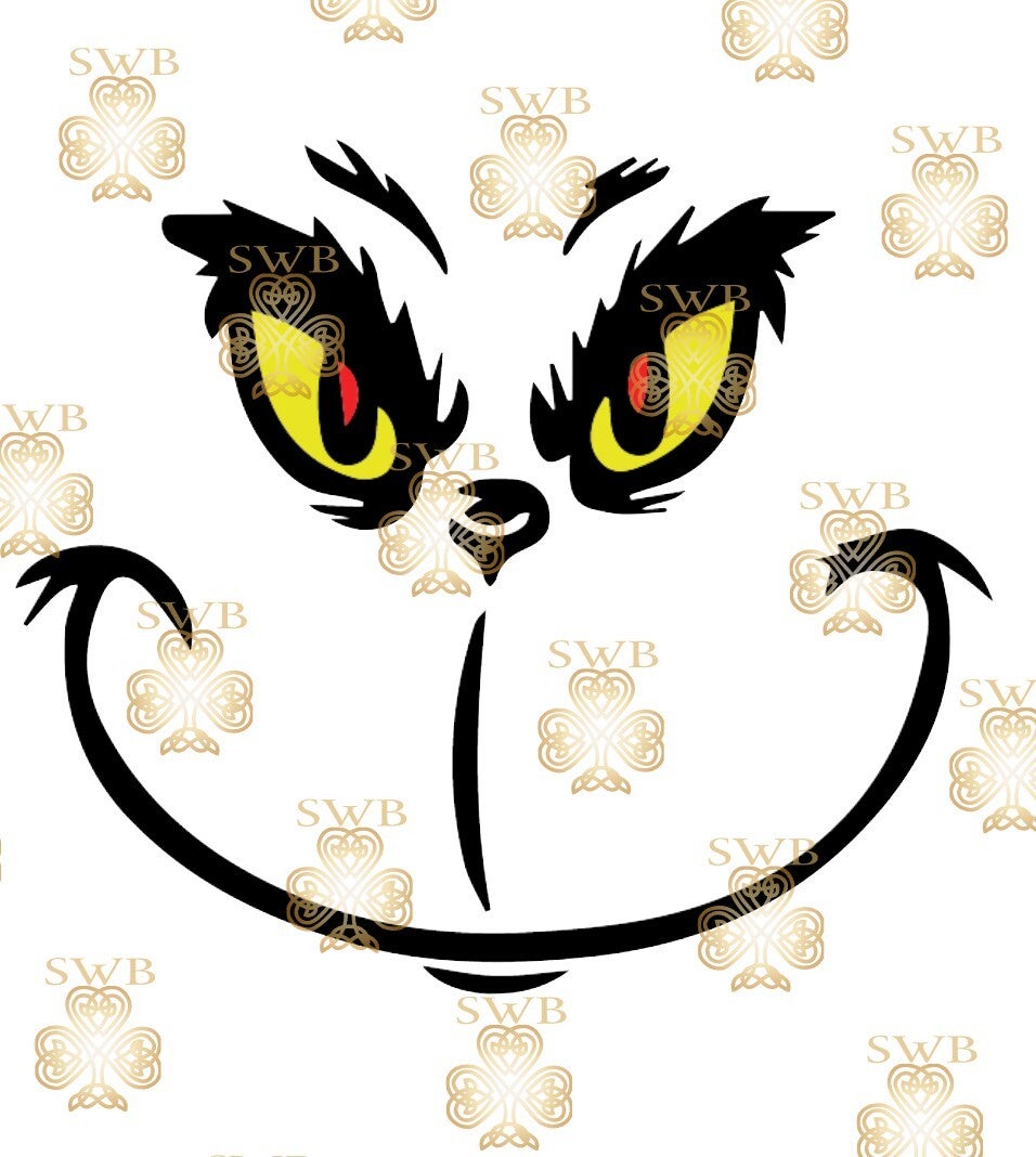 DTF or UVDTF Print -Grinch #23