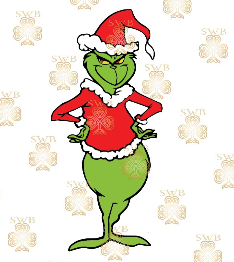 DTF or UVDTF Print -Grinch #4