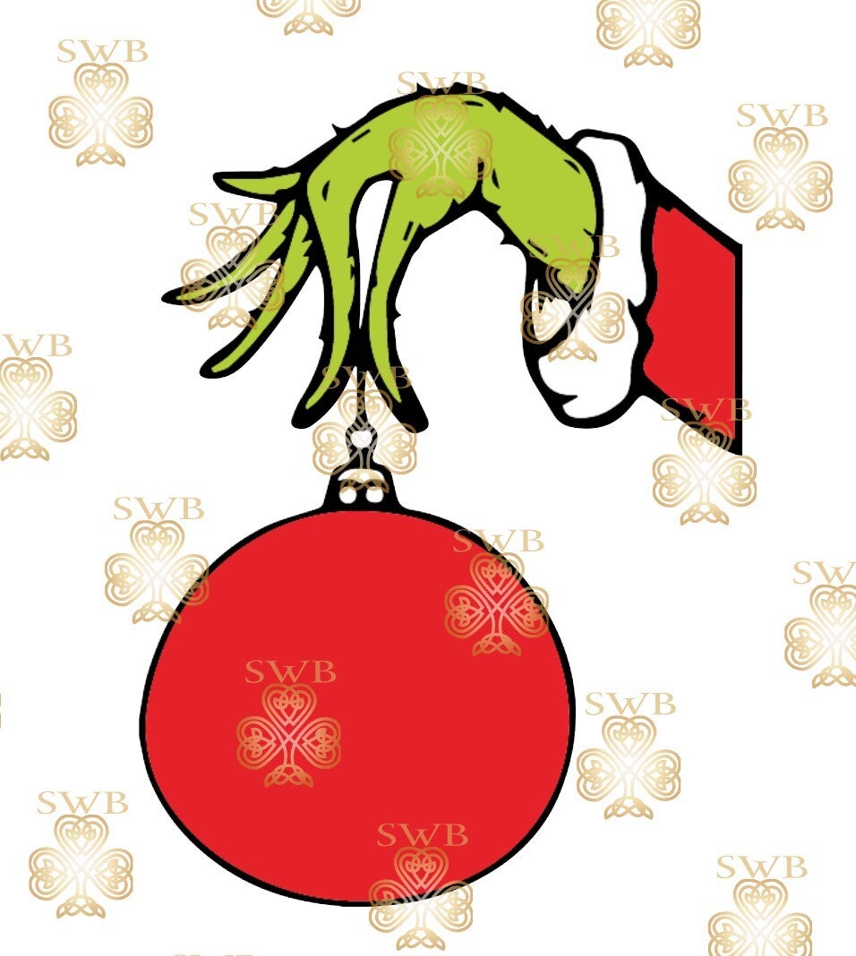 DTF or UVDTF Print -Grinch #5
