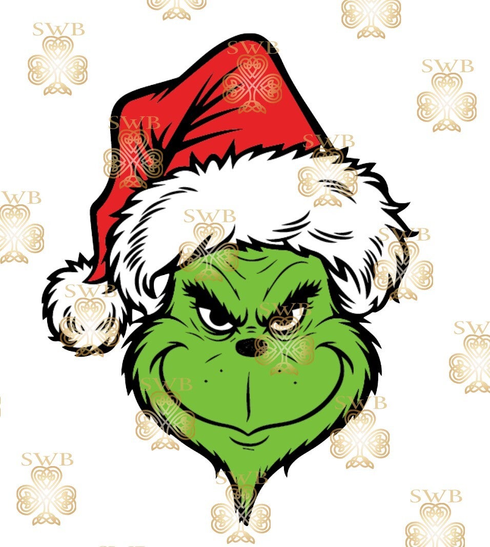DTF or UVDTF Print -Grinch #8