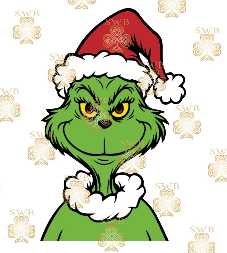 DTF or UVDTF Print -Grinch #9