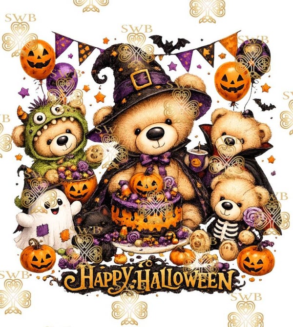 DTF or UVDTF Print -Halloween #105