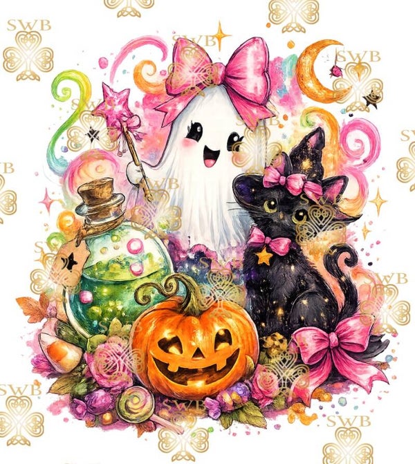 DTF or UVDTF Print -Halloween #63