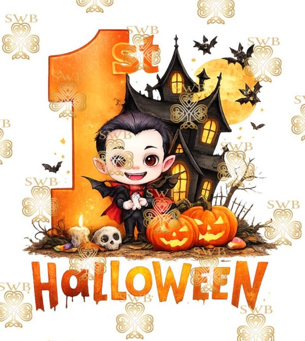 DTF or UVDTF Print -Halloween #64