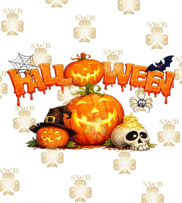 DTF or UVDTF Print -Halloween #69