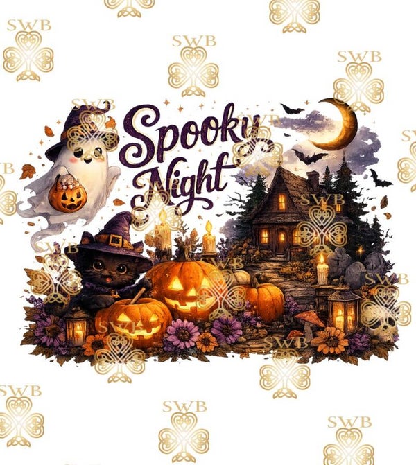 DTF or UVDTF Print -Halloween #73