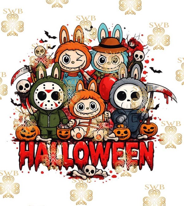 DTF or UVDTF Print -Halloween #78
