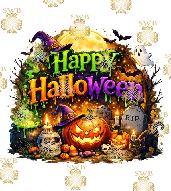 DTF or UVDTF Print -Halloween #85
