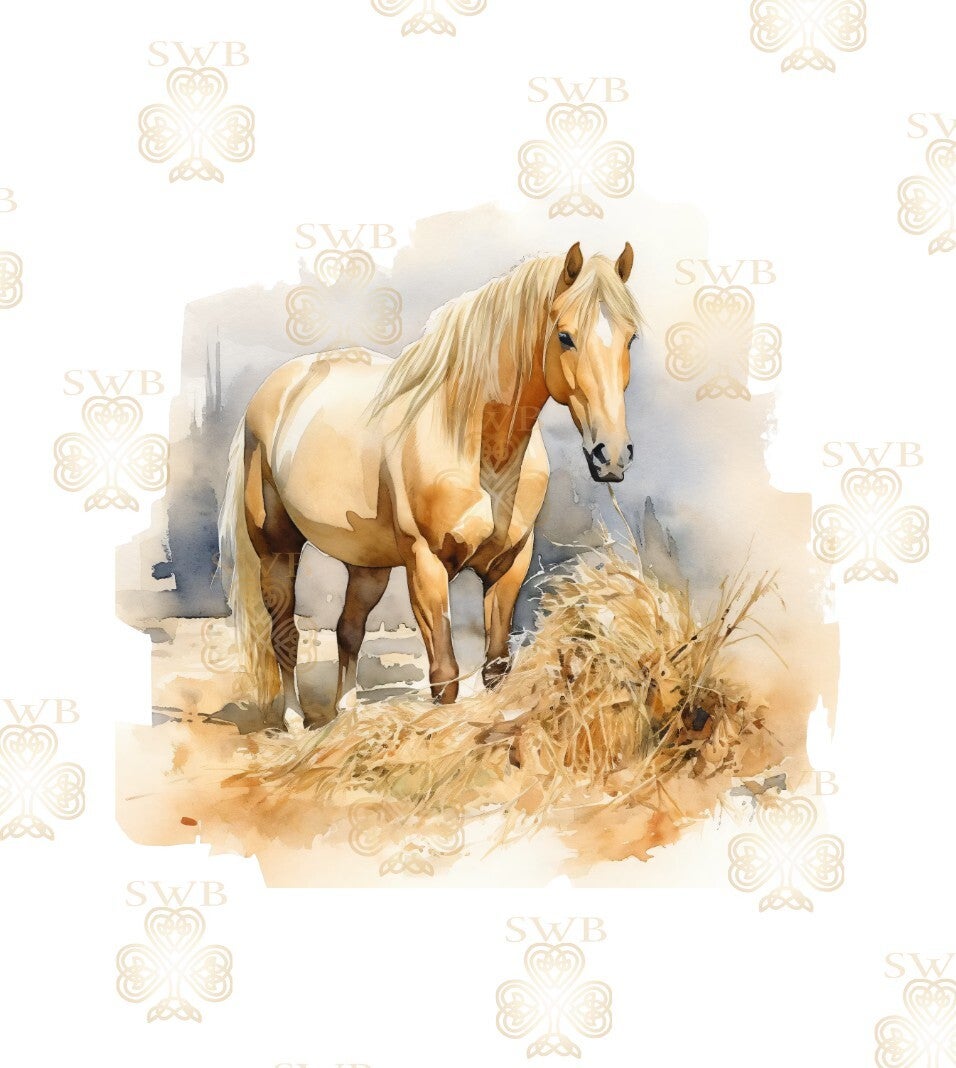 DTF or UVDTF Print -Horse #9