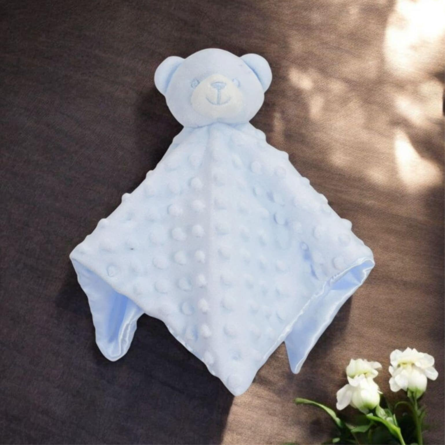 -Dimple Baby Comforter- Blue