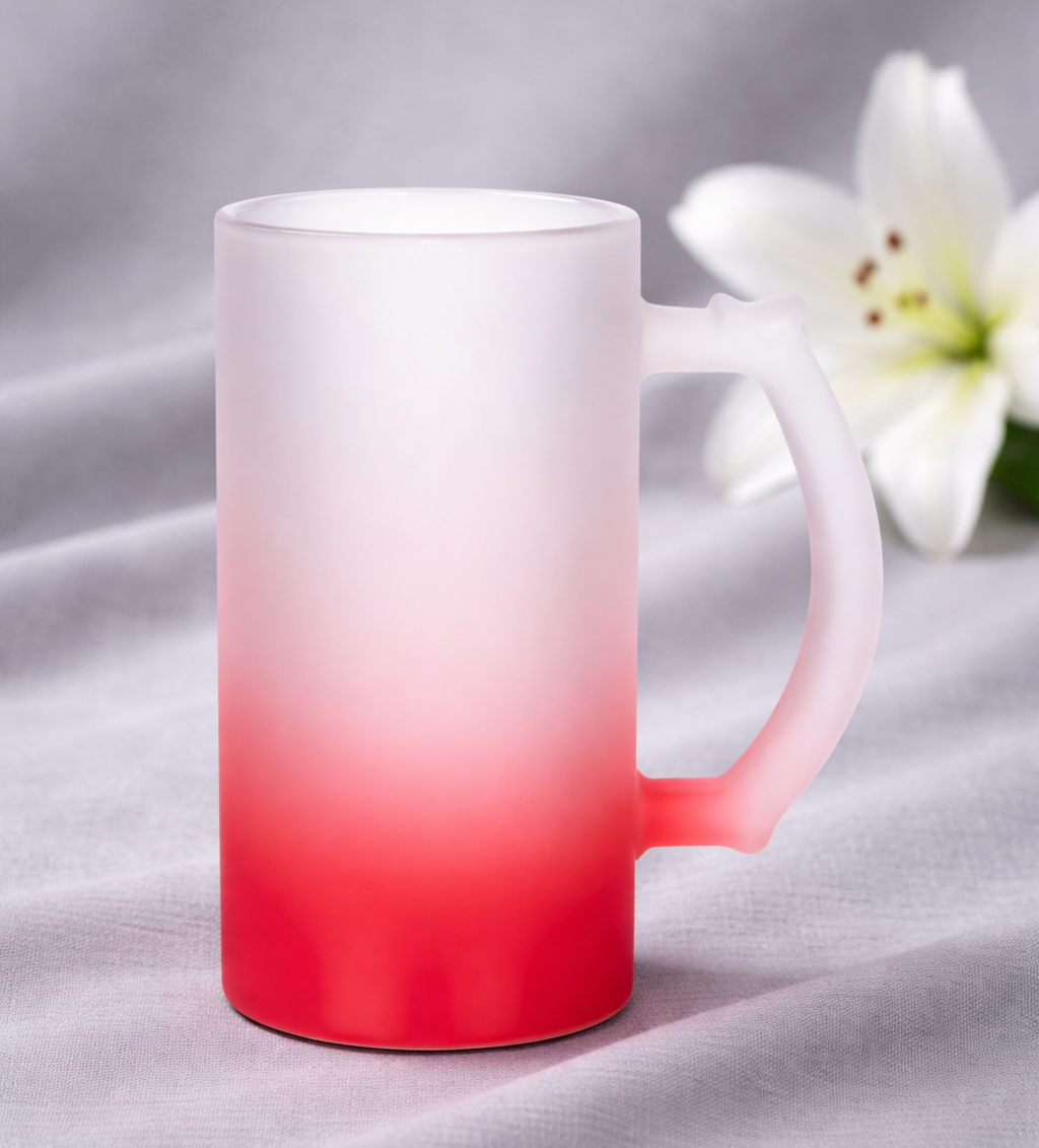 -Frosted Tankard-Red