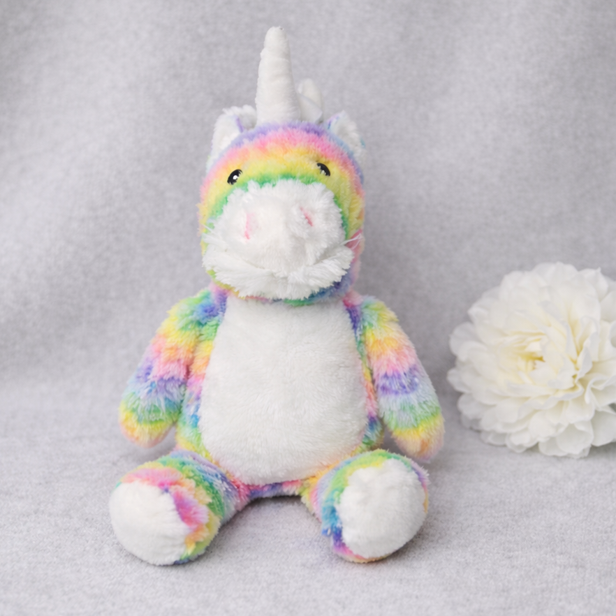 -Rainbow Unicorn Teddy