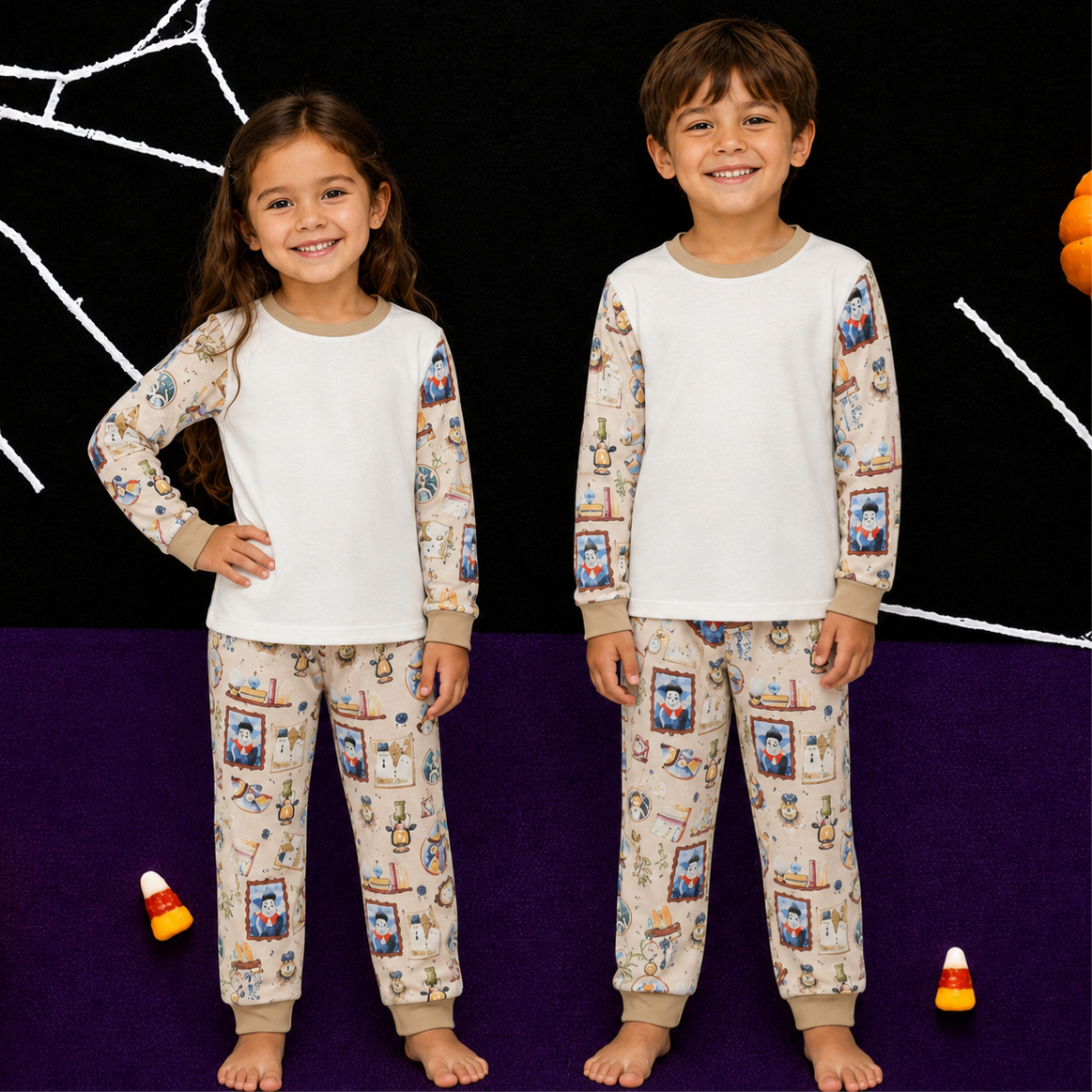 -Halloween Theme Pyjamas -LONG