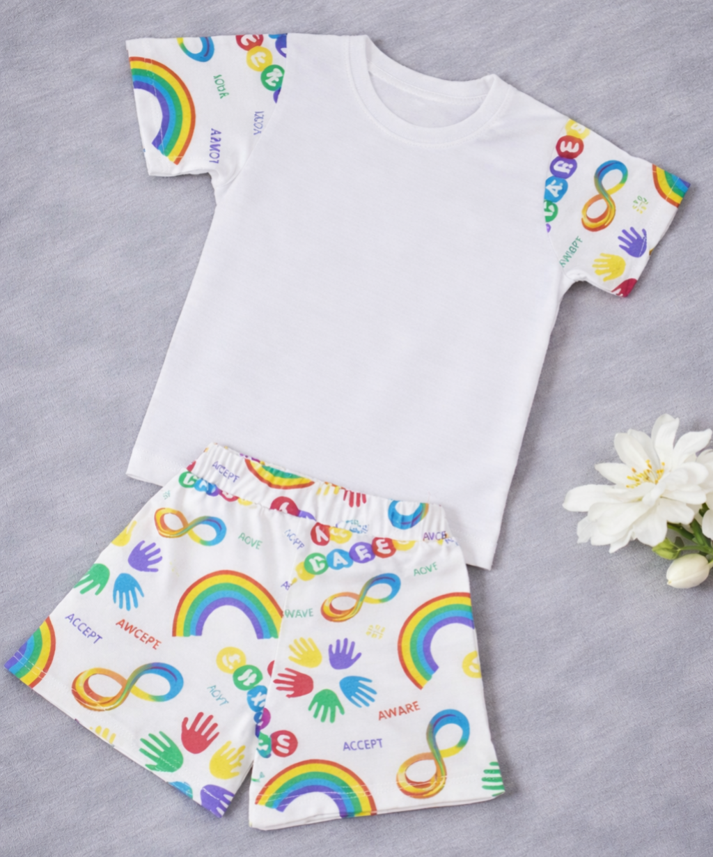 -Autism Shorts Set