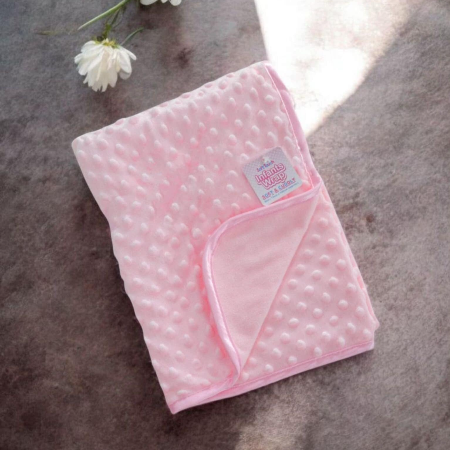 -Dimple Baby Blanket- Pink