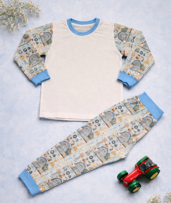 -Blue Farm Pyjamas- LONG